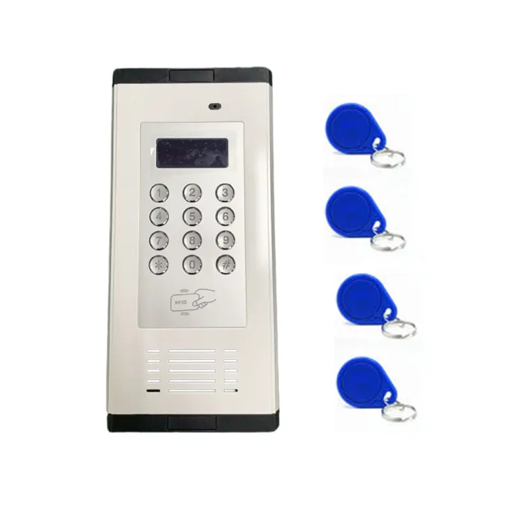 Intercomunicador K6 4G con teclado y llaveros RFID